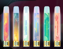 (10 flavors TPD approved ) RandM Dazzle 1000 Led Disposable Vape Pod Device For EU Market (TPD CERTIFIED)